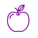 purple apple icon